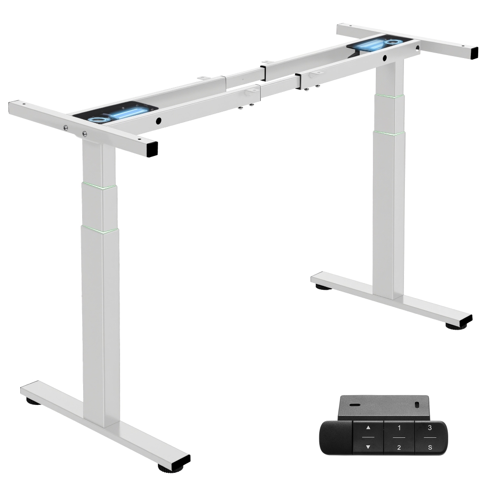 TOPSKY 3-Stage Dual Motor Standing Desk Frame, 300 lb Capacity