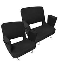 TOPSKY Extra Wide Stadium Seat 2-Pack, 21.2